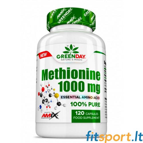 Amix GreenDay® Methionine 1000 mg (L - Metioninas) 120 kaps. 